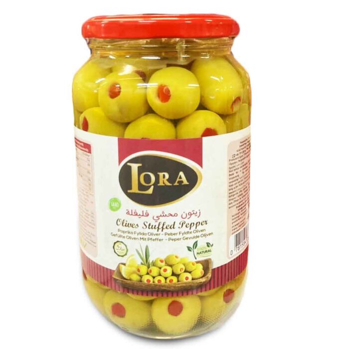 LORA GRÖNA OLIVER FYLLDA MED PAPRIKA 12X1050G - Bild 1